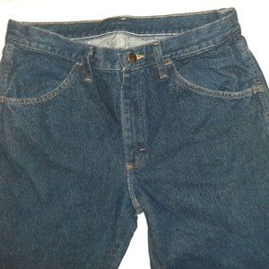 Men's Rustler Blue Denim Jeans 33X30